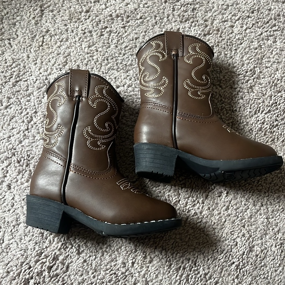 Canyon Trails Lil Cowboy Pointed Toe Classic Western Rodeo Boots